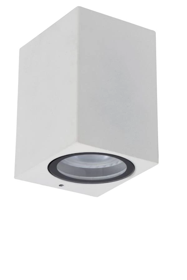 Lucide ZARO - Wandstrahler / Wandleuchte Innen/Außen - 1xGU10 - IP44 - Weiß - ausgeschaltet